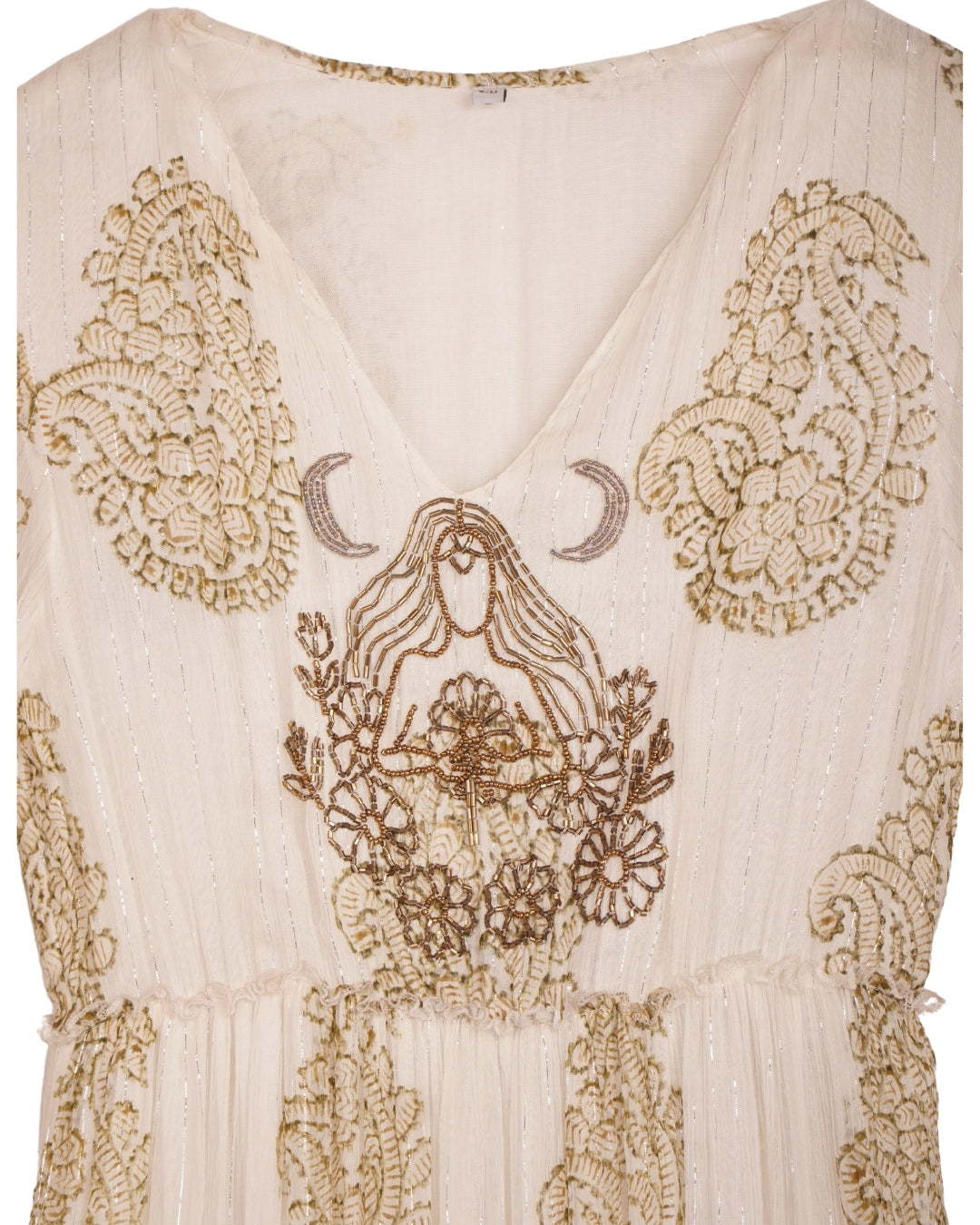 Medusa emb lurex dress