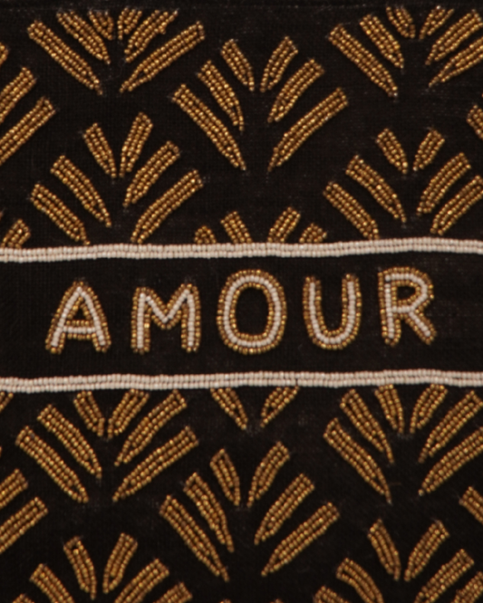 Amour Canvas big tote bag