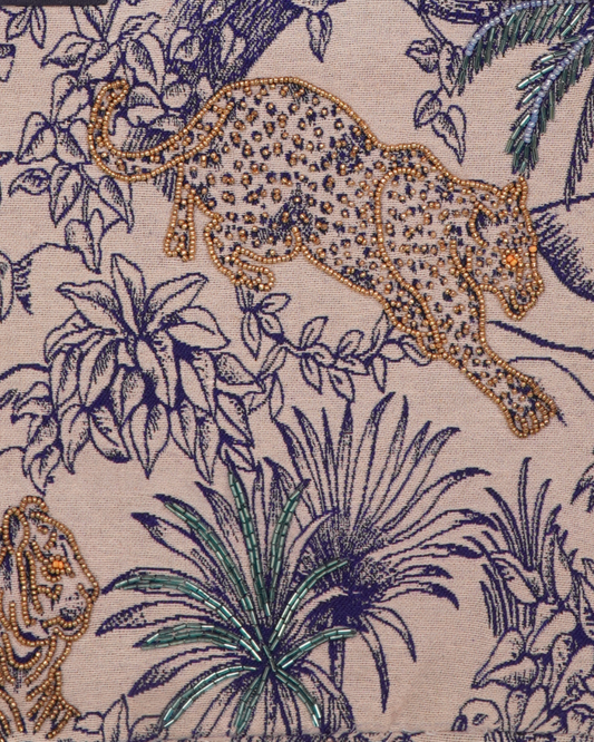 Blue Jungle Slid tote bag