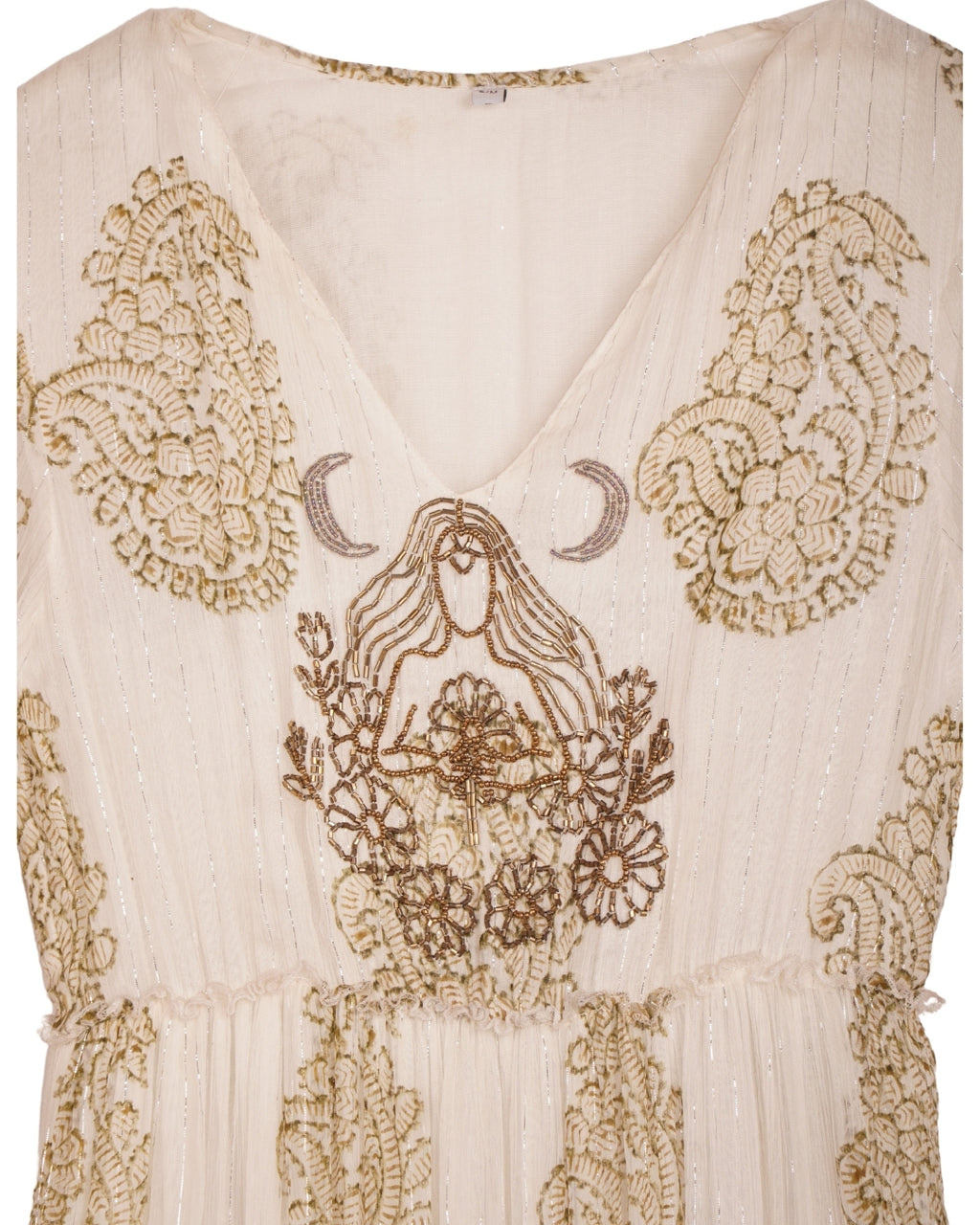 Medusa emb lurex dress