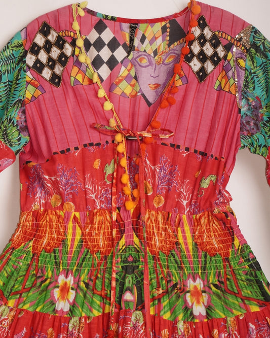 Antica high low dress