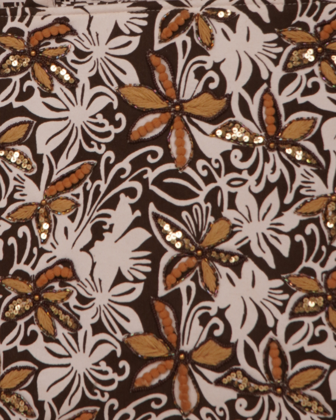 Flower Canvas Big tote Bag