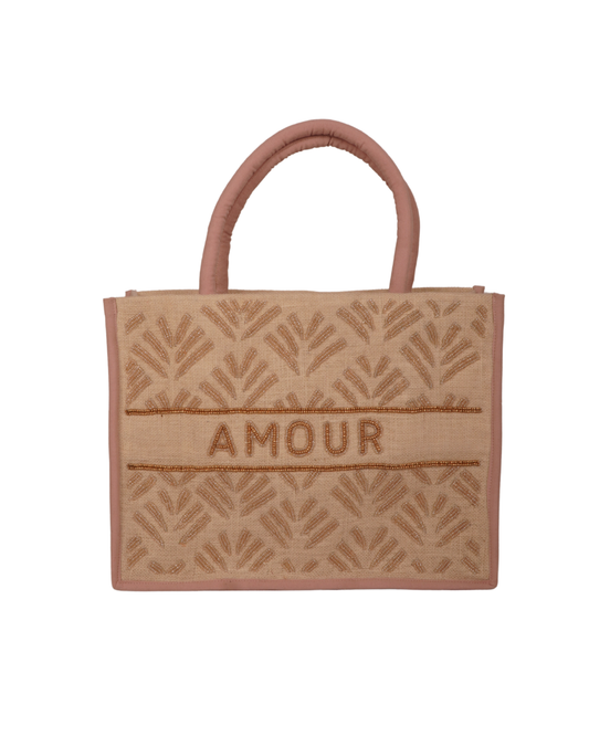 Amour canvas big tote