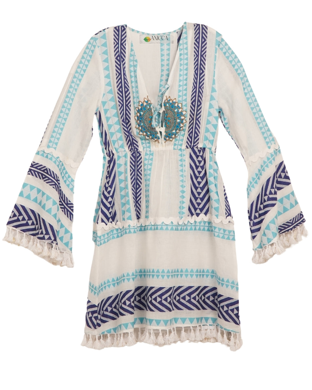 Jacquard mini dress