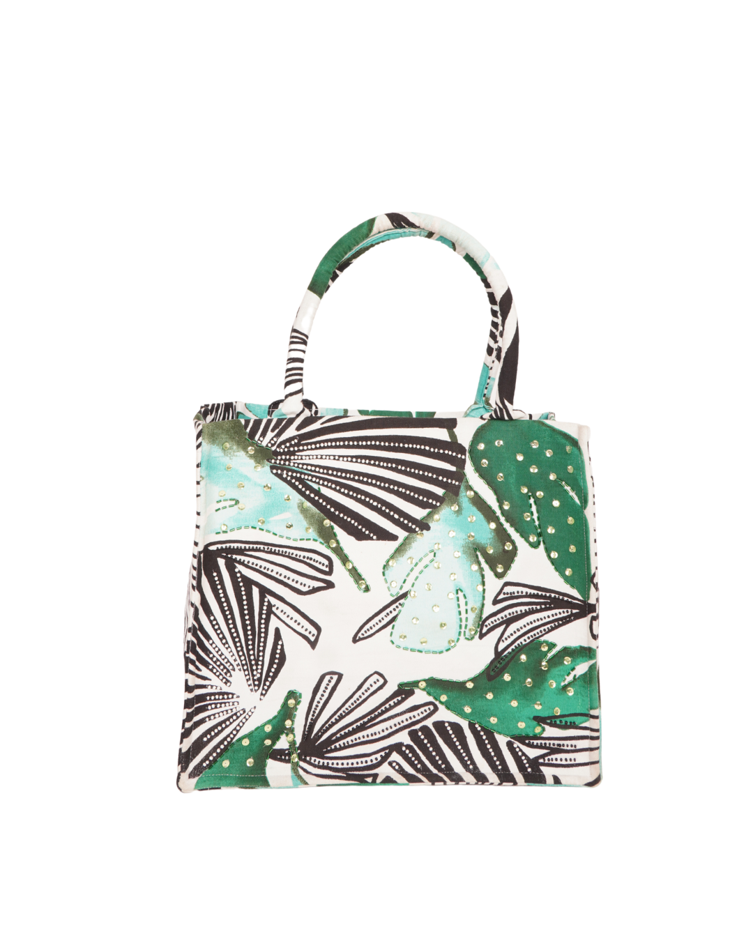 Abstract leaf Small Tote