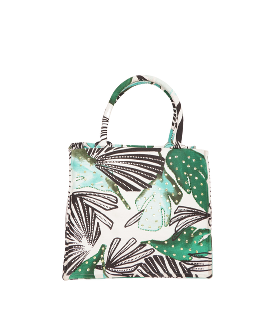 Abstract leaf Small Tote