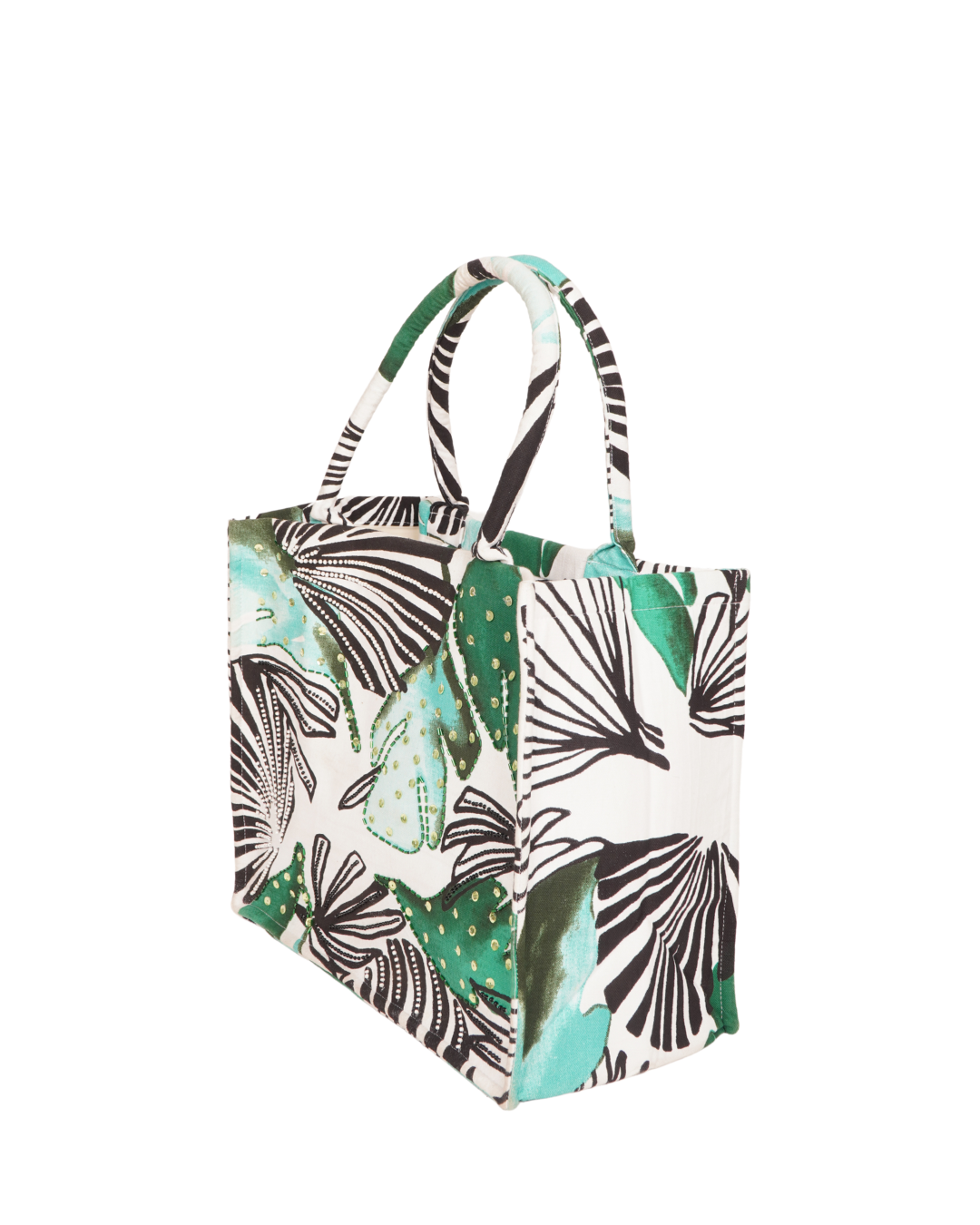 Abstract leaf Small Tote