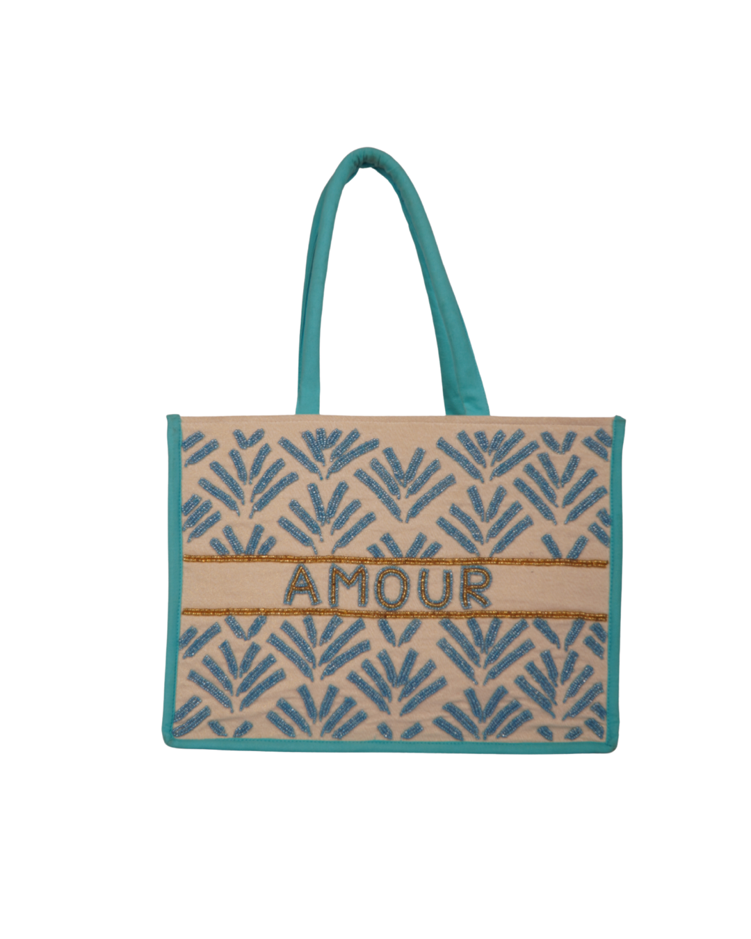 Amour blue  big tote bag