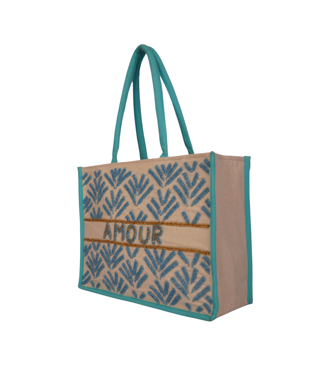 Amour blue  big tote bag