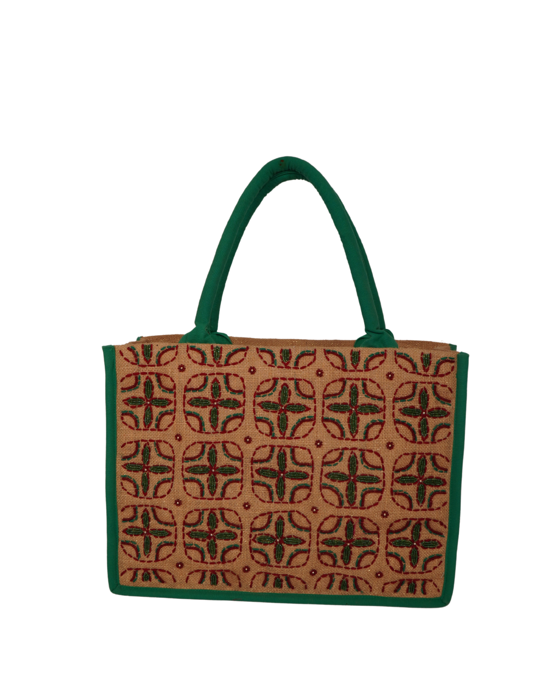 Vibrant jute Big tote Bag
