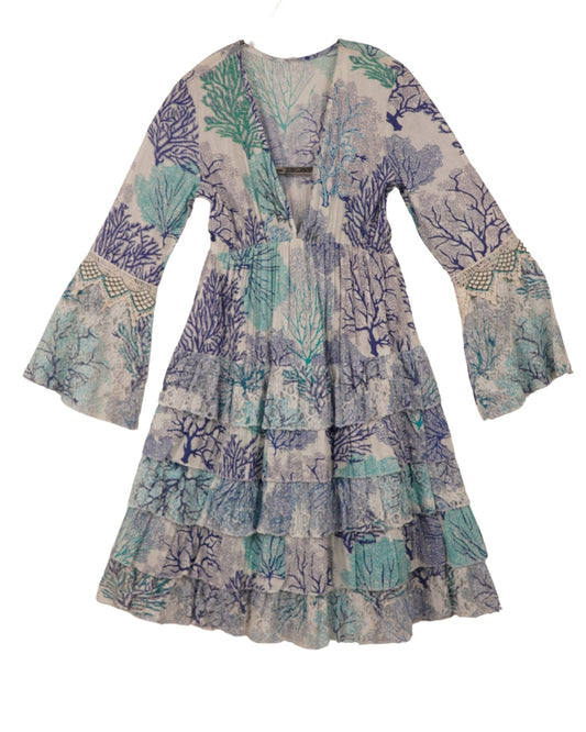 Corail blue mini dress