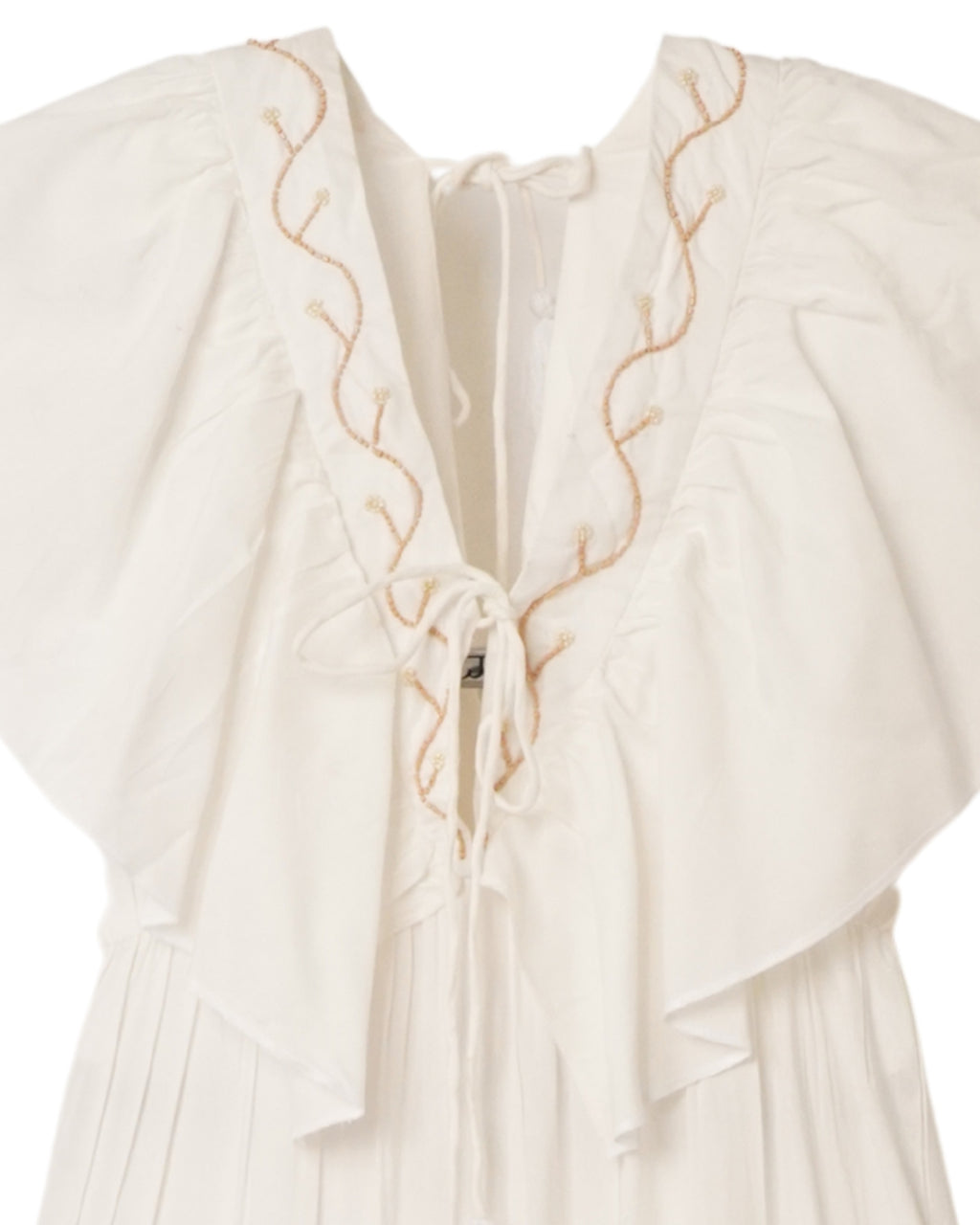 white gown