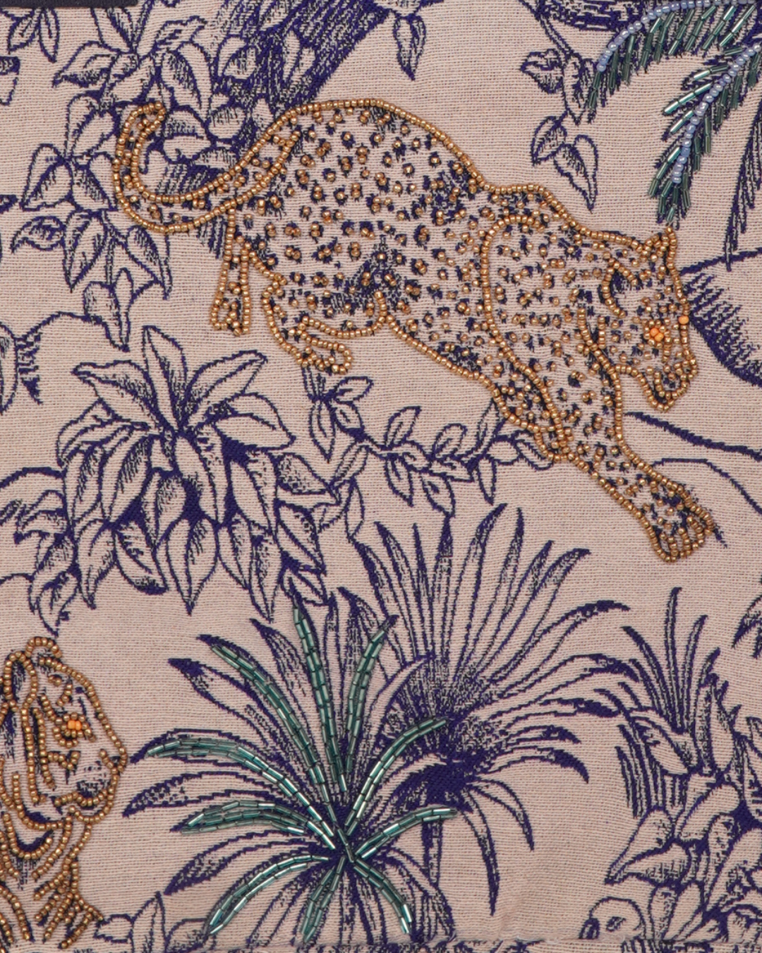 Blue Jungle Slid tote bag