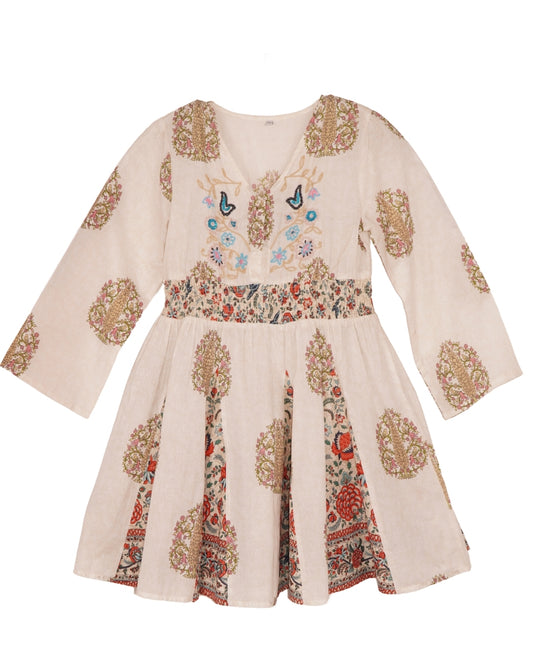 Paisely mini kali dress