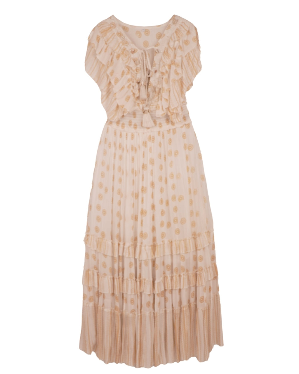 Rayon crepe dress