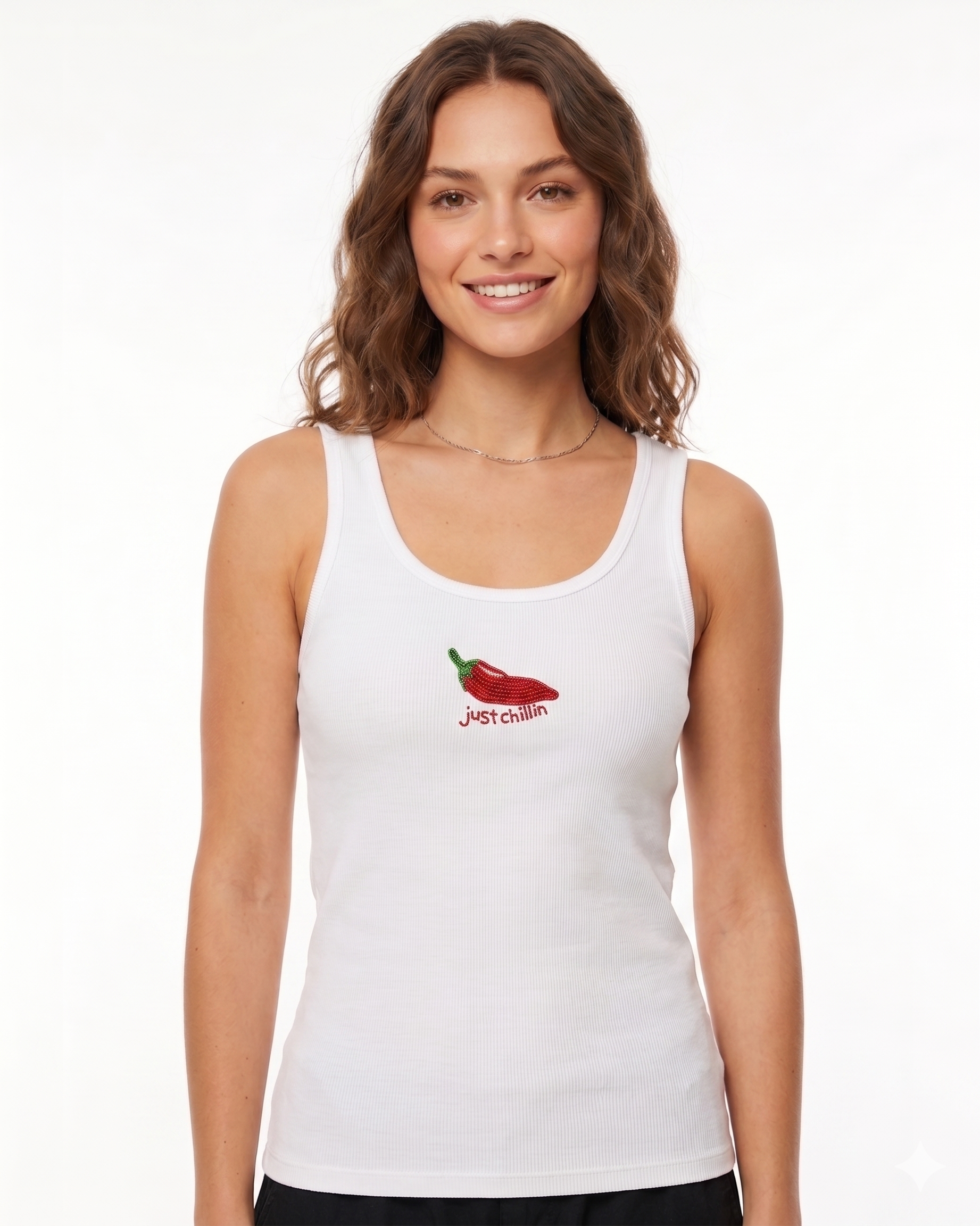 Just Chillin’ Ribbed Tank Top