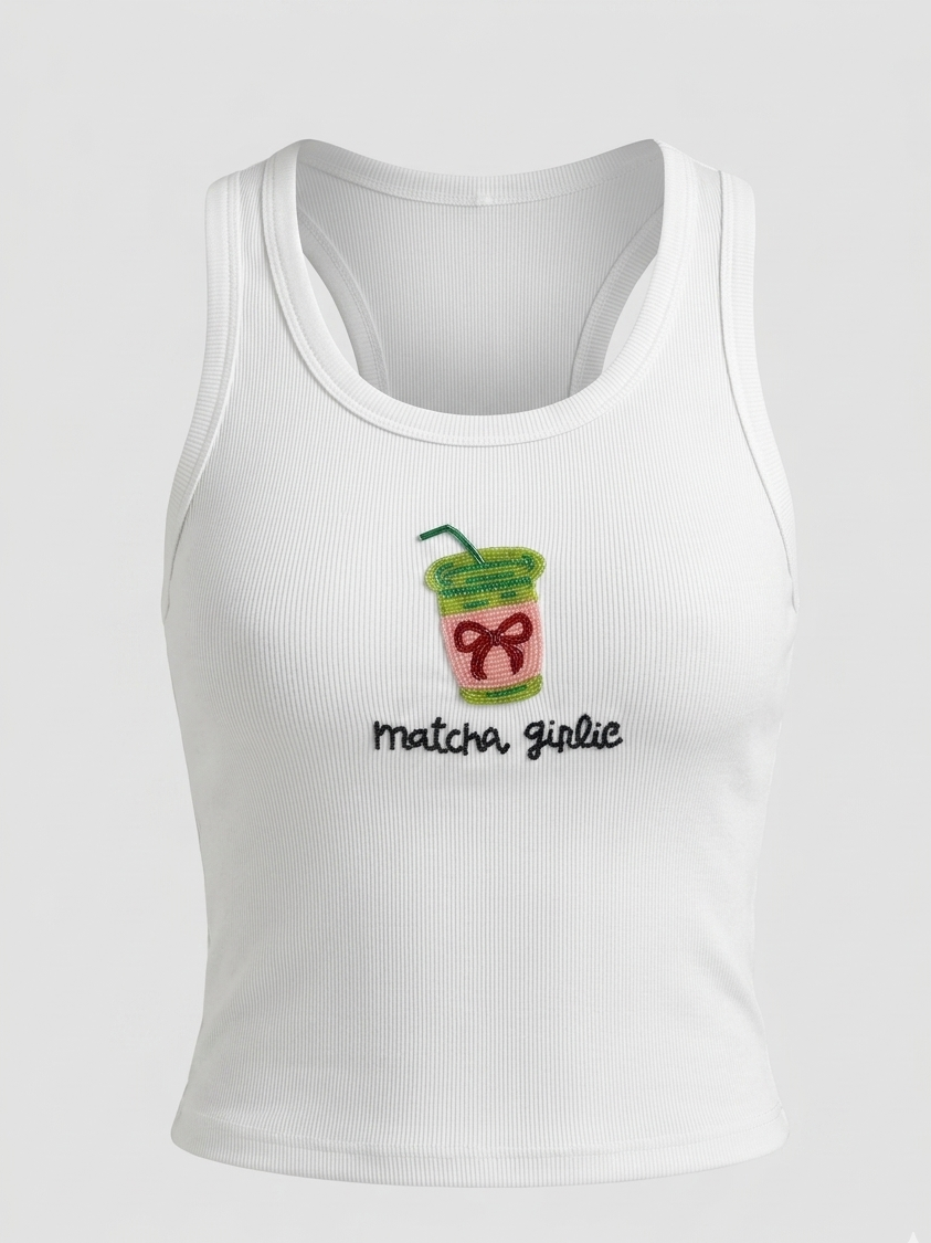 Matcha girle tank top